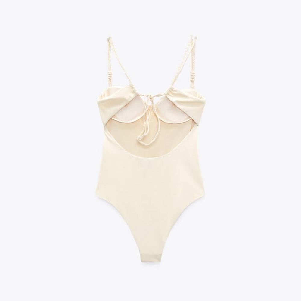 ZARA BRAIDED STRAP SWIMSUIT - Picture 6 of 6